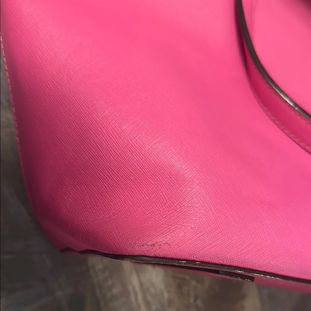 👜 Kate Spade New York Saffiano Leather Tote – Hot Pink 💖 - Picture 13 of 14
